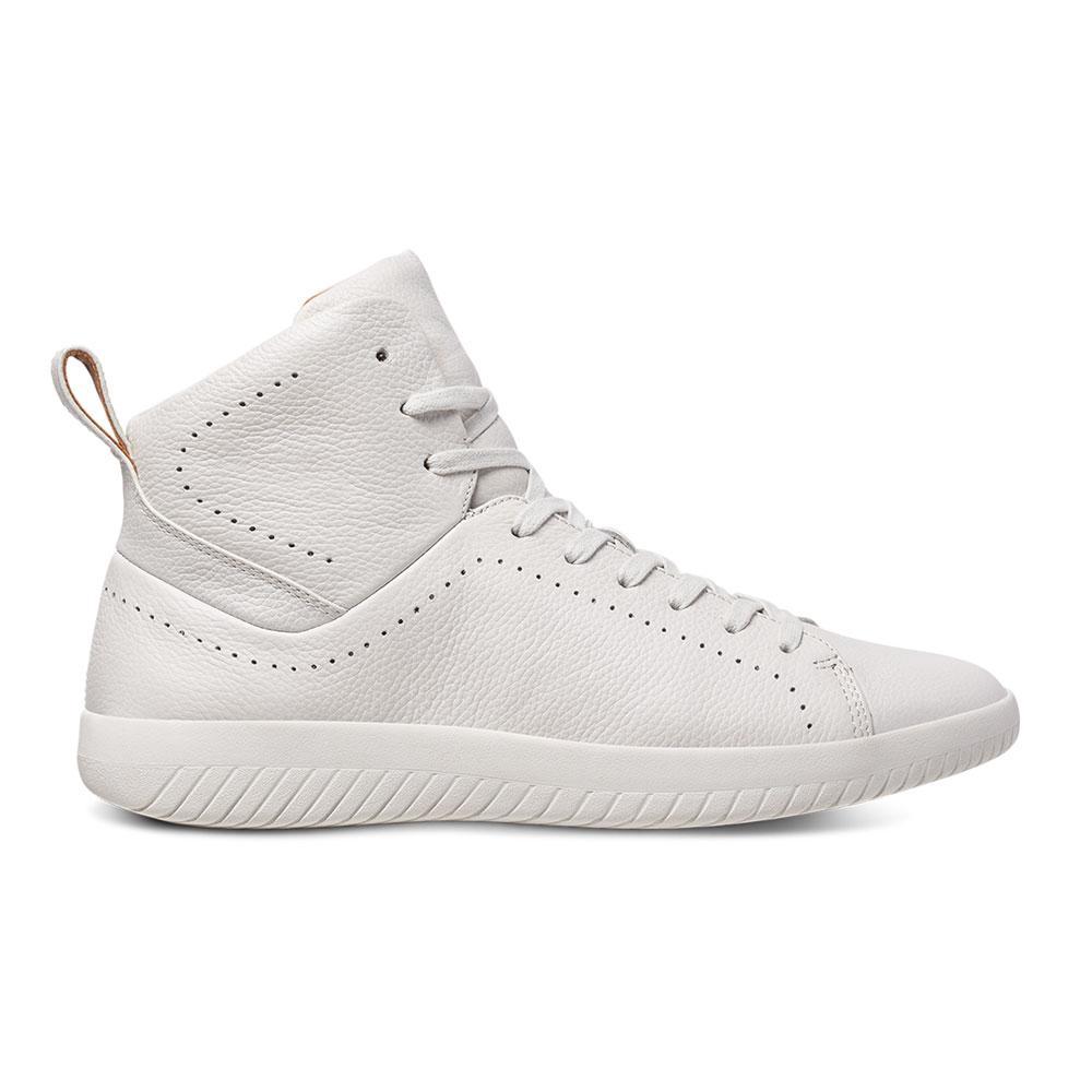 Tread High // Blanc/Tumbled Leather // Women - MOBS Shoes