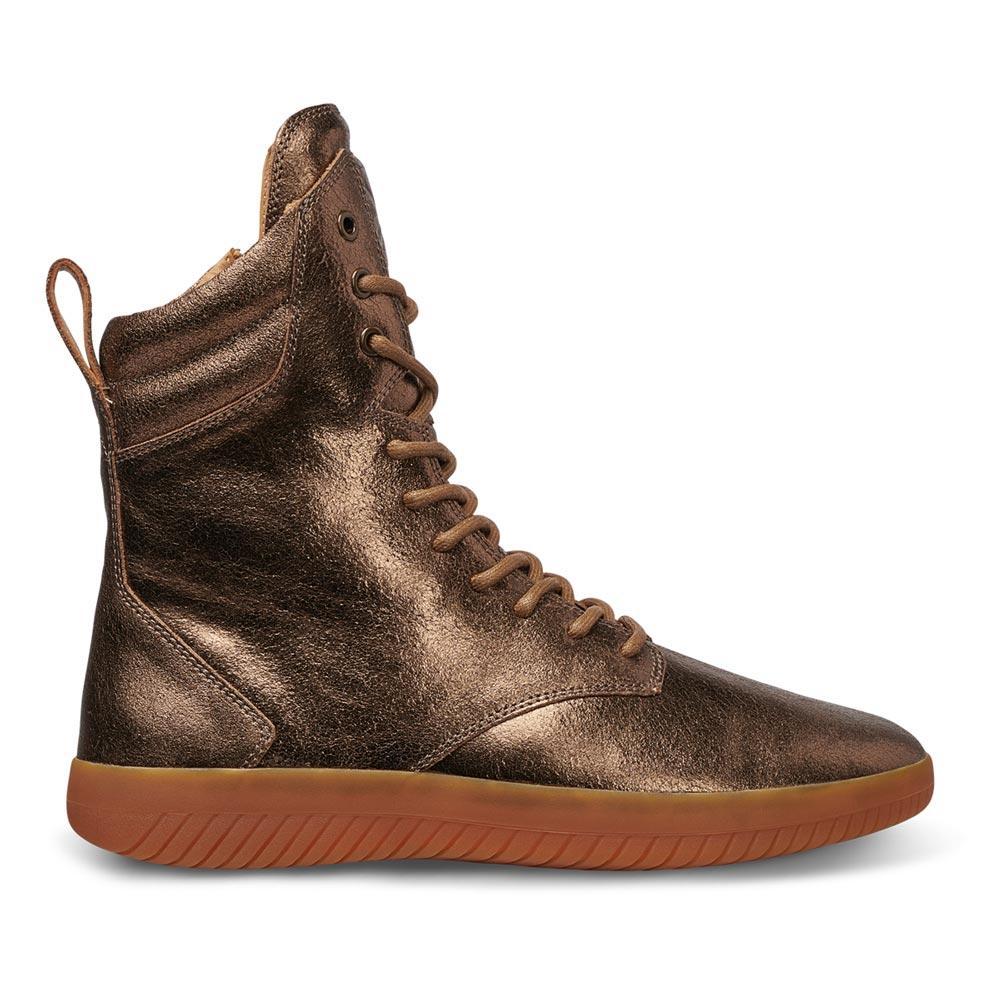 Tread Boot // Bronze/Crackle Leather // Women - MOBS Shoes